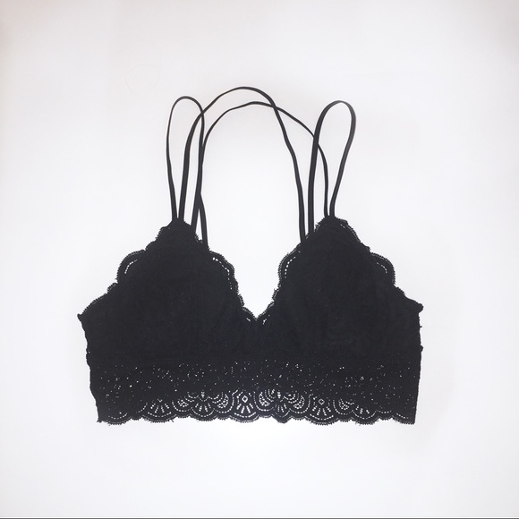 AMERICAN EAGLE (aerie)- black bralette - Picture 1 of 3